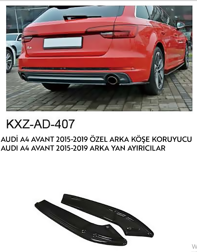 AUDİ A4 AVANT 2015-2019 KÖŞE KORUYUCULAR