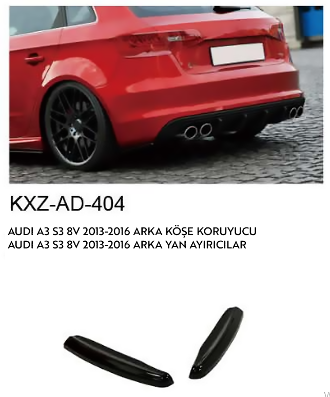 AUDİ A3 & S3 KÖŞE KORUYUCU