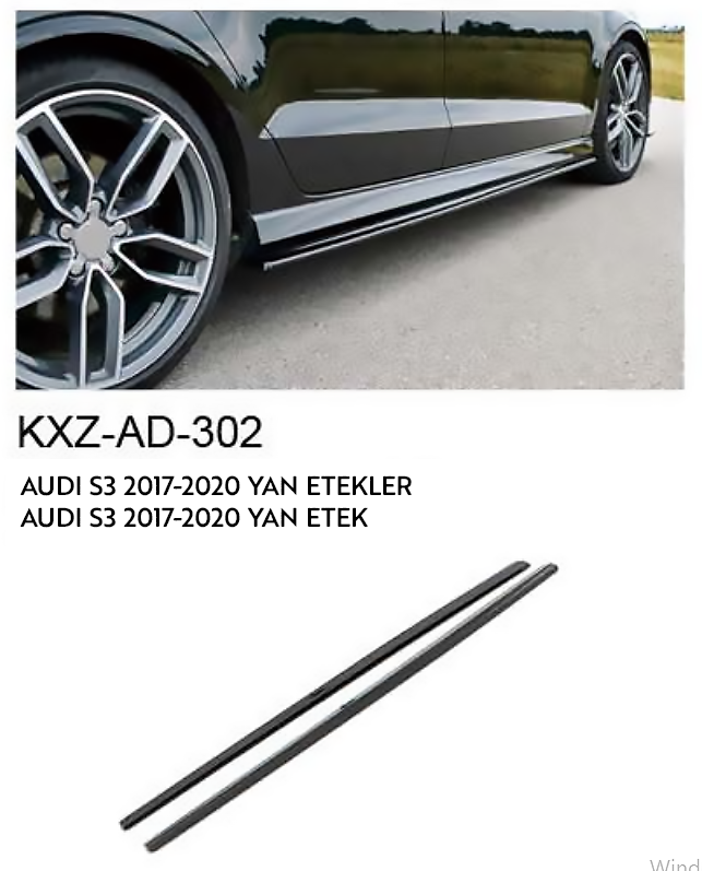 AUDİ S3 2017-2020 YAN ETEKLER