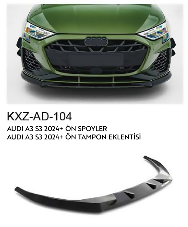 AUDİ A3 - S3 2024+ ÖN SPOYLER