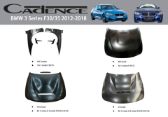 BMW 3 SERİES F30/35 2012-2018 KAPUT