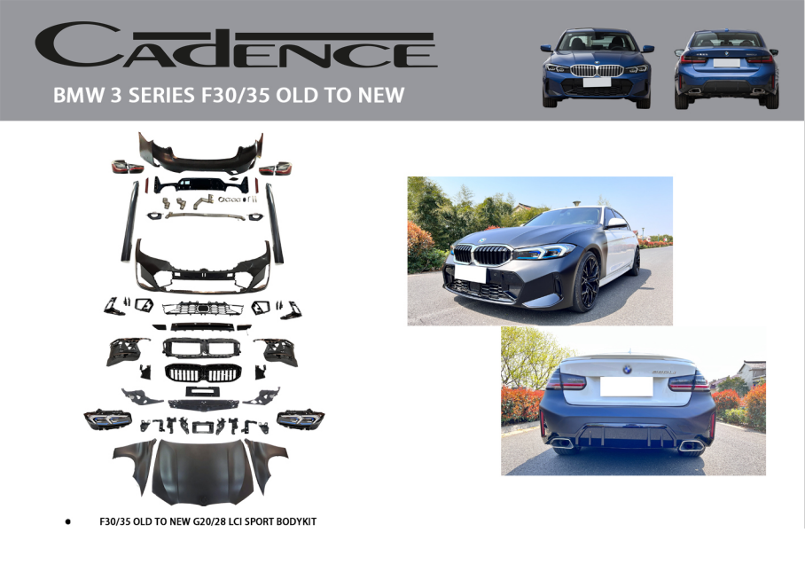 BMW 3 SERİES F30/35 OLD TO NEW BODY KİT