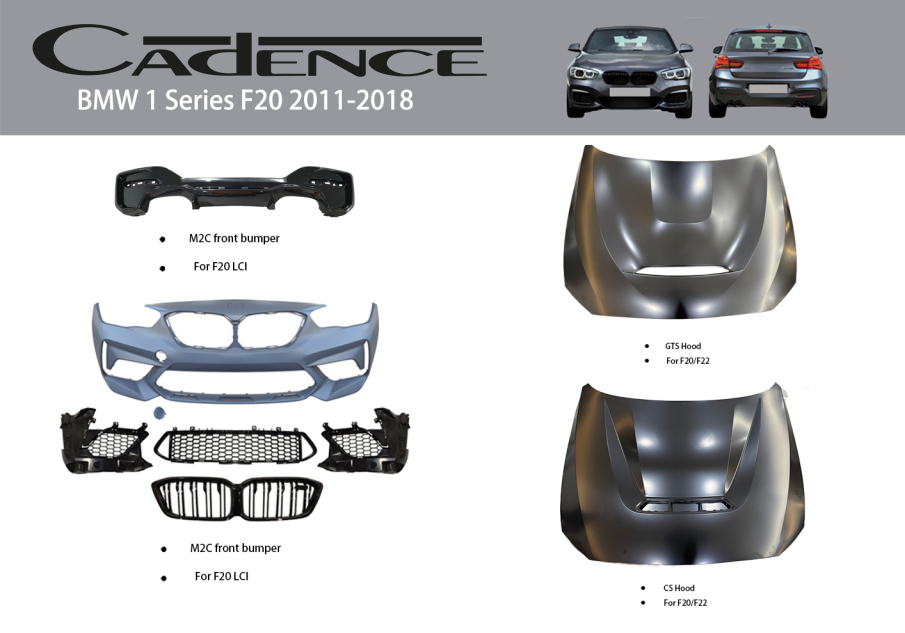 BMW 1 SERİES F20 2011-2018 BODY KİT