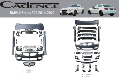 BMW 2 SERİSİ F22 2014-2021 BODY KİT