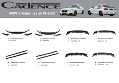BMW 2 SERİSİ F22 2014-2021 M-PERFORMANCE PARÇALARI