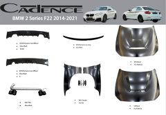 BMW 2 SERİES F22 2014-2021 M-PERFORMANCE PARÇALARI