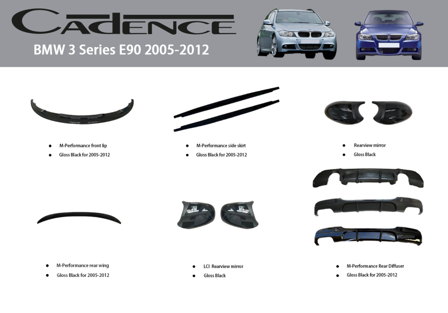 BMW 3 SERİES E90 M-PERFORMANCE PARÇALARI