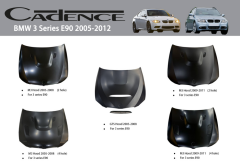 BMW 3 SERİES E90  2005-2012 KAPUT
