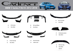 BMW 3 SERİSİ F30/F35 (2012–2018) M-PERFORMANCE PARÇALARI