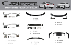BMW 4 SERİSİ F32/F36 (2013–2020) M-PERFORMANCE PARÇALARI