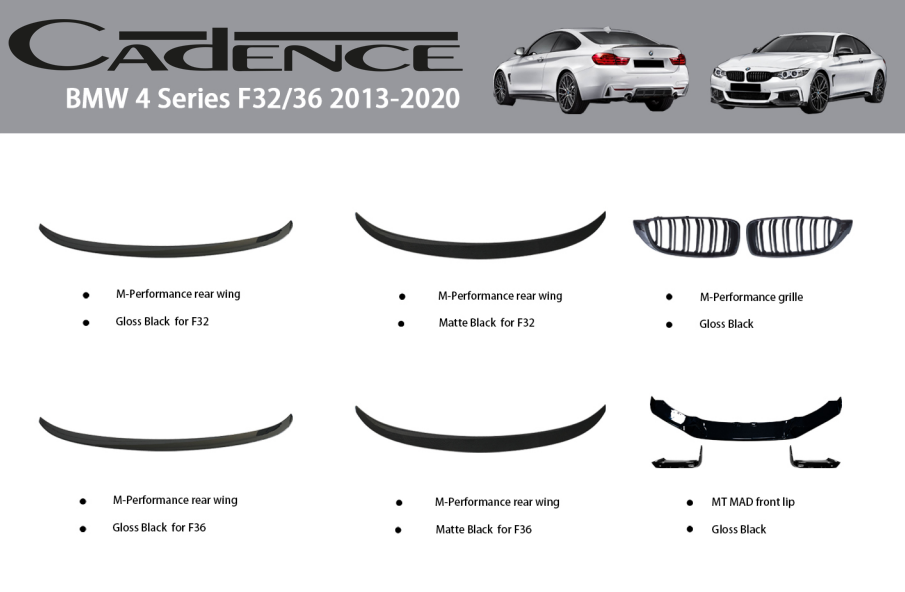BMW 4 SERİES F32/F36 2013-2020 M-PERFORMANCE PARÇALARI