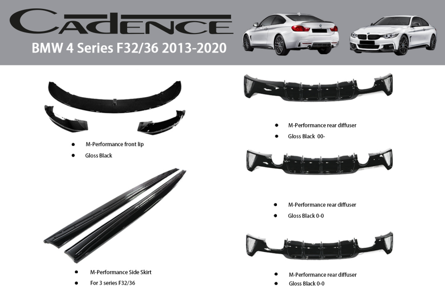BMW 4 SERİES F32/F36 (2013–2020) M-PERFORMANCE PARÇALARI