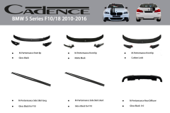 BMW 5 SERİES F10/F18 (2010–2016)  M-PERFORMANCE PARÇALARI