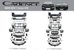 BMW NEW 7 SERİES G70 BODY KİT