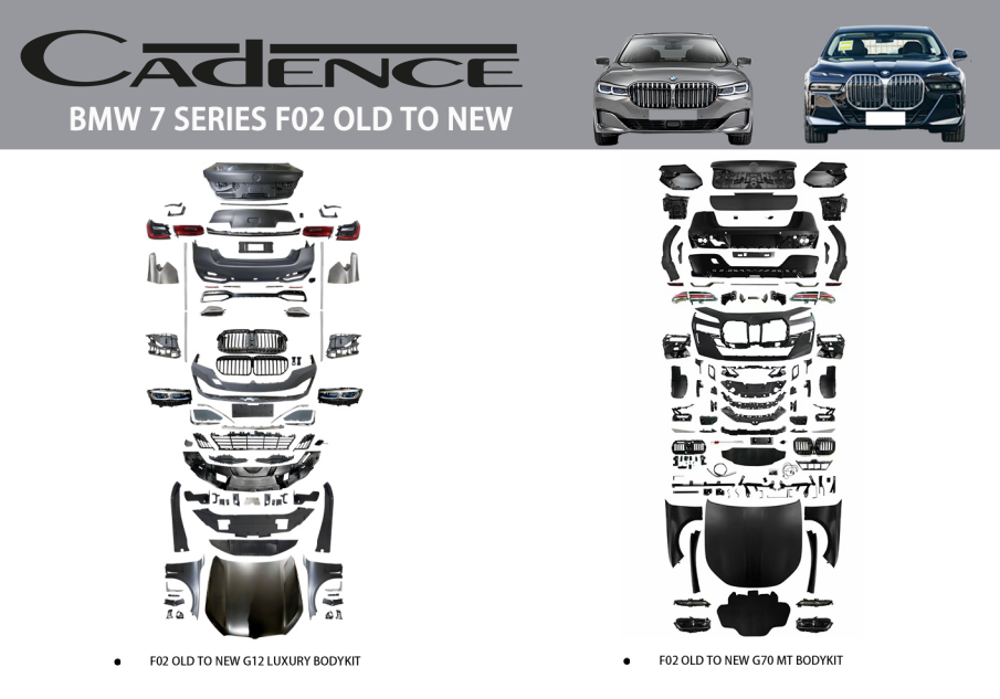 BMW 7 SERİES F02 OLD TO NEW BODY KİT