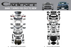 BMW 7 SERİES F02 OLD TO NEW BODY KİT