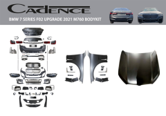 BMW 7 SERİES F02 UPGRADE 2021 M760 BODYKIT