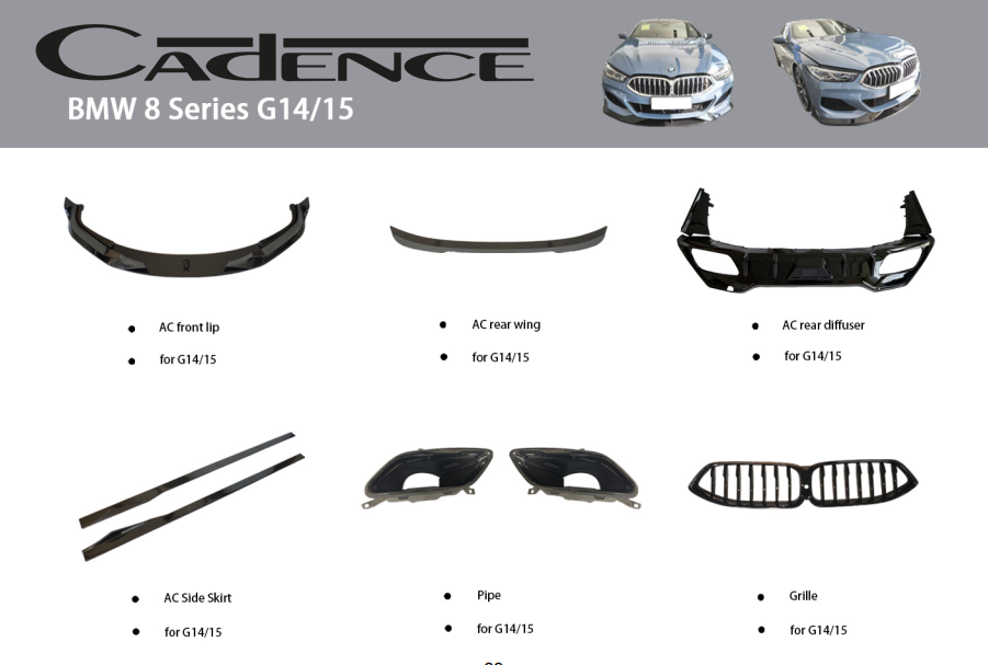 BMW 8 SERİES G14/15 BODY KİT