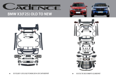 BMW X3 (F25) OLD TO NEW BODY KİT