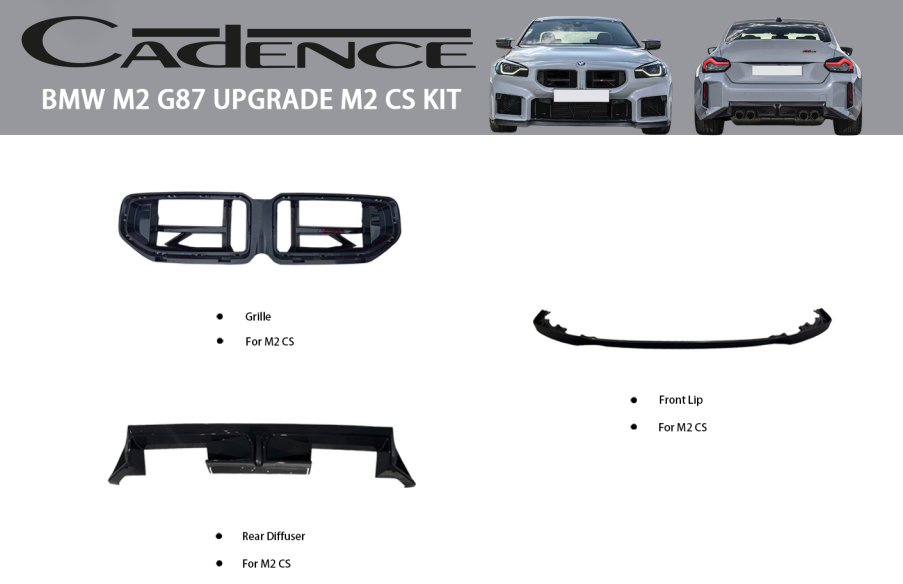 BMW M2 G87 UPGRADE M2 CS KİT