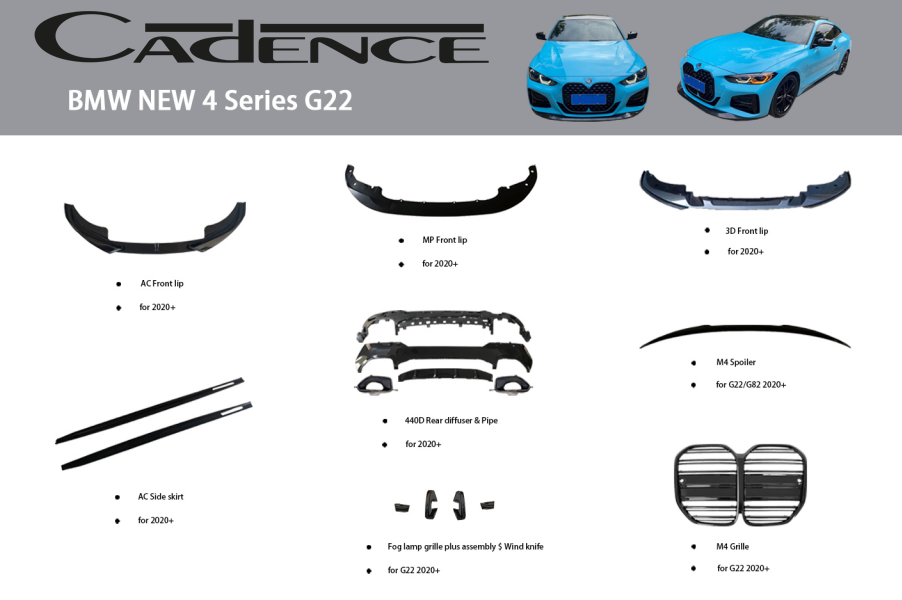 BMW NEW 4 SERİES G22 BODY KİT
