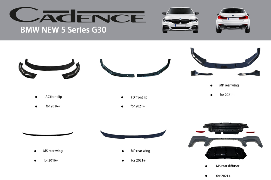 BMW NEW 5 SERİES G30 BODY KİT