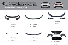 BMW NEW 5 SERİES G30 BODY KİT