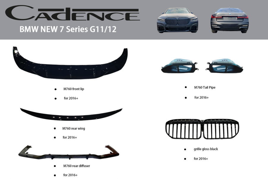 BMW NEW 7 SERİES G11/12 BODY KİT