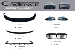 BMW NEW 7 SERİES G11/12 BODY KİT