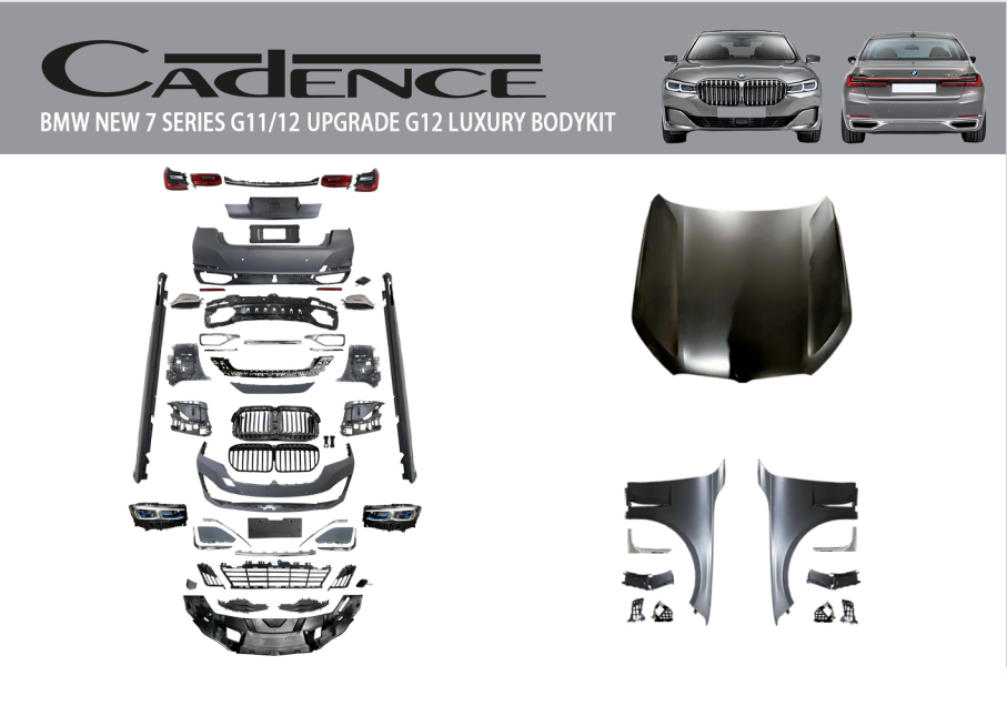 BMW NEW 7 SERİES G11/12 UPGRADE G12 LUXURY BODY KİT