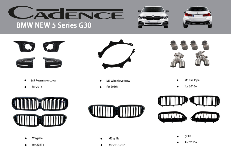 BMW NEW 5 SERİES G30 PARÇALARI