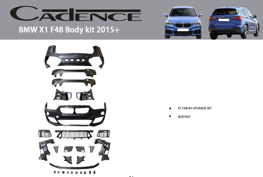 BMW X1 F48 2015+ BODY KİT