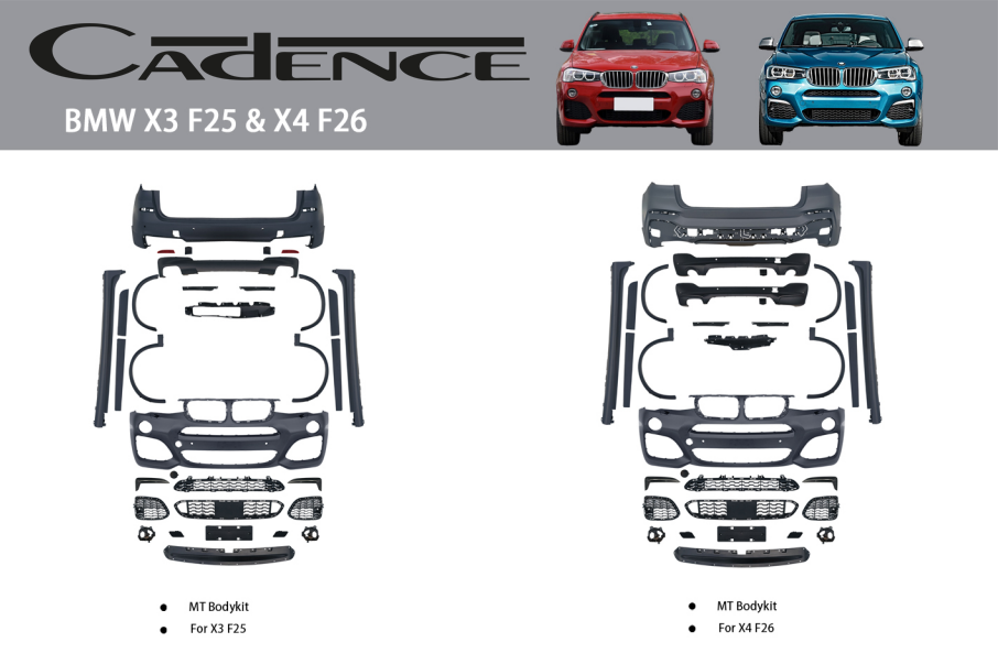 BMW X3 F25 & X4 F26 BODY KİT