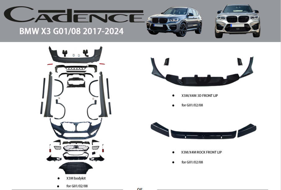 BMW X3 G01/08 2017-2024 BODY KİT