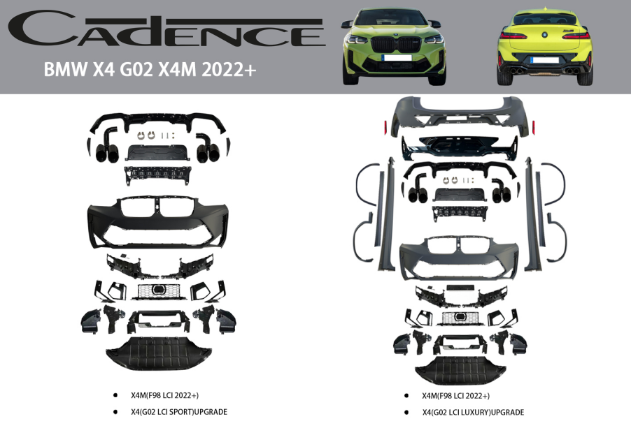BMW X4 G02 X4M 2022+