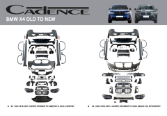 BMW X4 OLD TO NEW BODY KİT