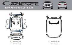 BMW X5 F15 X5M 2013-2018 BODY KİT