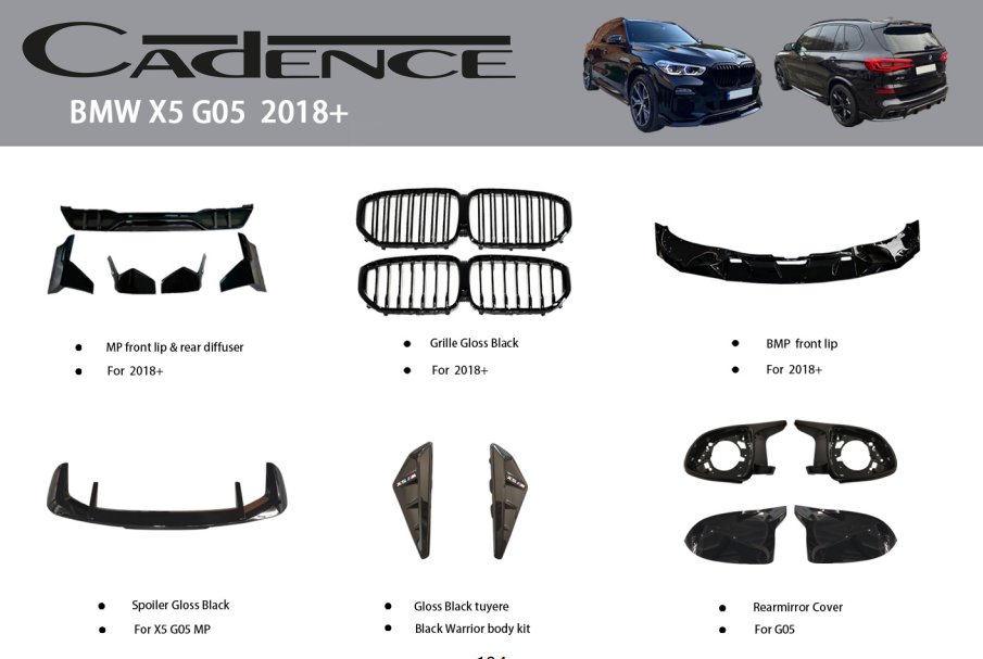 BMW X5 G05 2018+ BODY KİT
