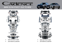 BMW X5/X6 E70/71 OLD TO NEW BODY KİT