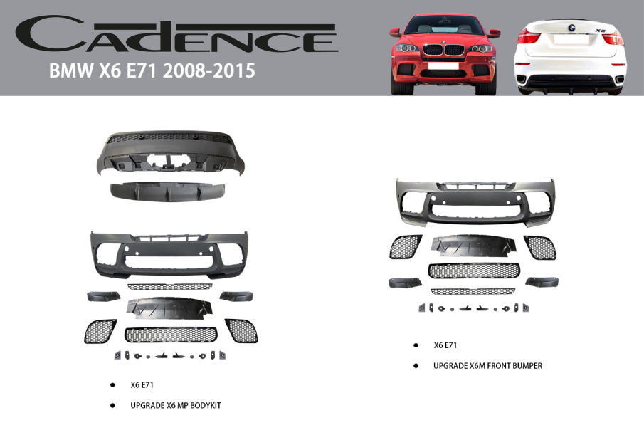 BMW X6 E71 2008-2015 BODY KİT