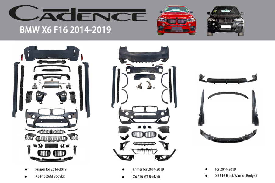 BMW X6 F16 2014-2019 BODY KİT