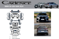 BMW X6 G06 LCI X6M 2024 BODY KİT