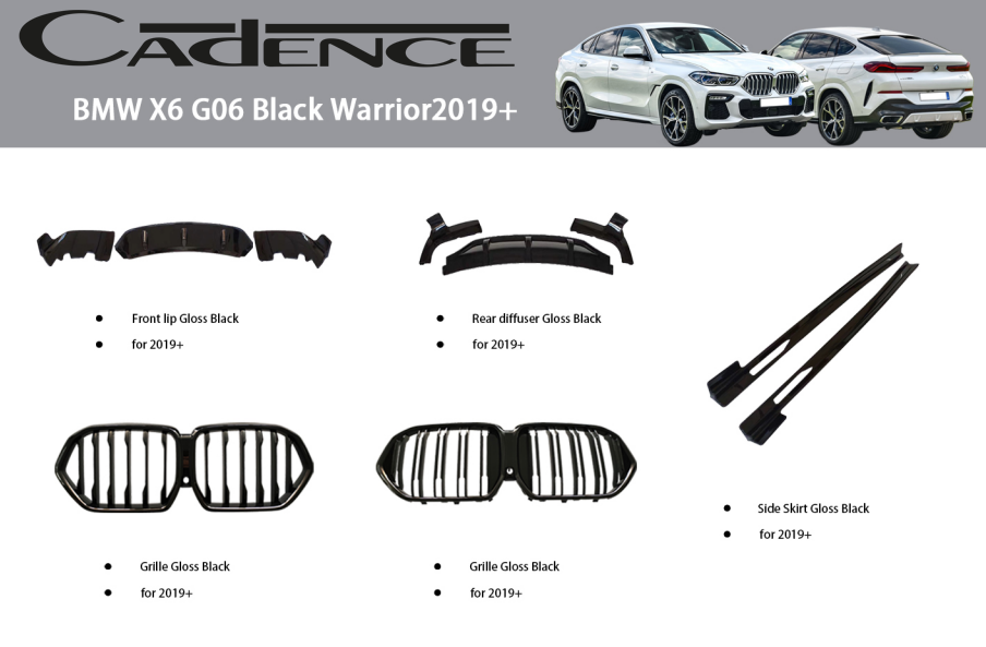 BMW X6 G06 2019+ BLACK WARRİOR