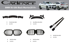 BMW X6 G06 2019+ BLACK WARRİOR