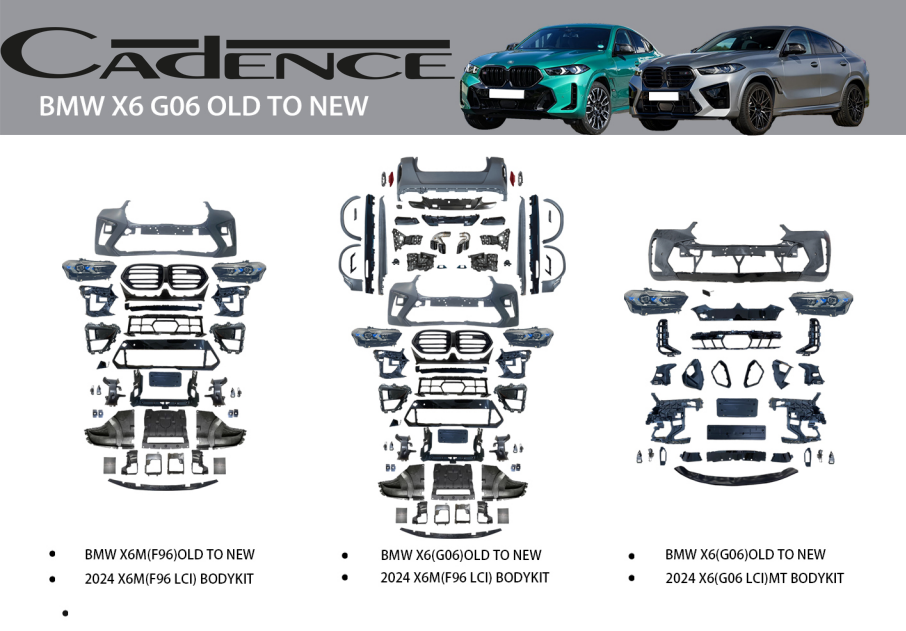 BMW X6 G06 OLD TO NEW BODY KİT