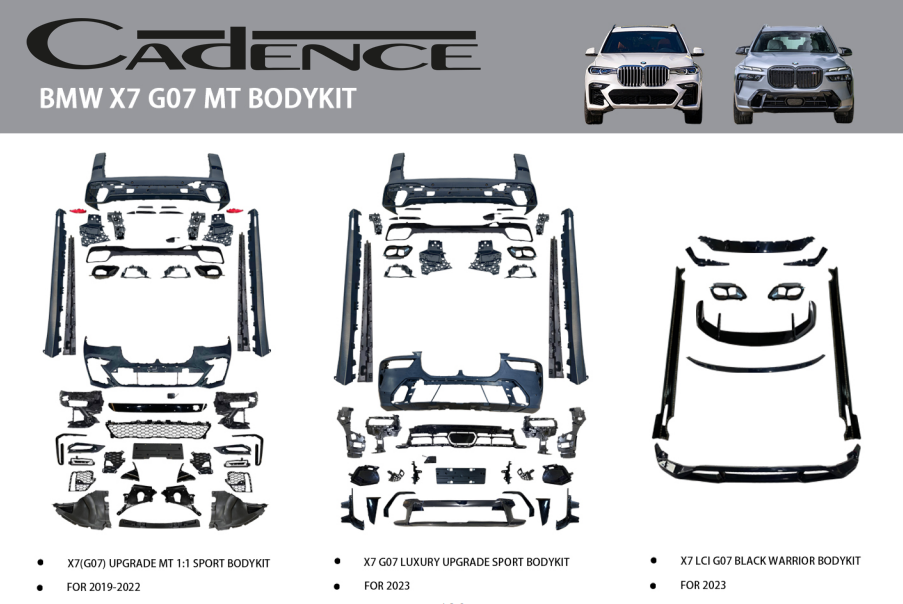 BMW X7 G07 MT BODY KİT