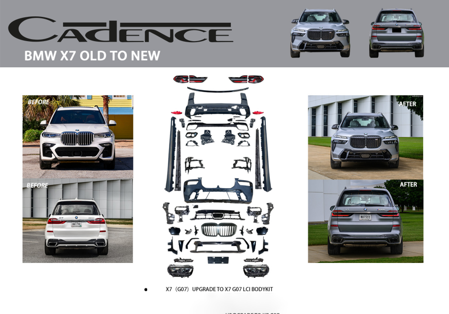 BMW X7 OLD TO NEW BODY KİT