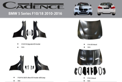 BMW 5 SERİES F10/18 2010-2016 M-PERFORMANCE PARÇALARI