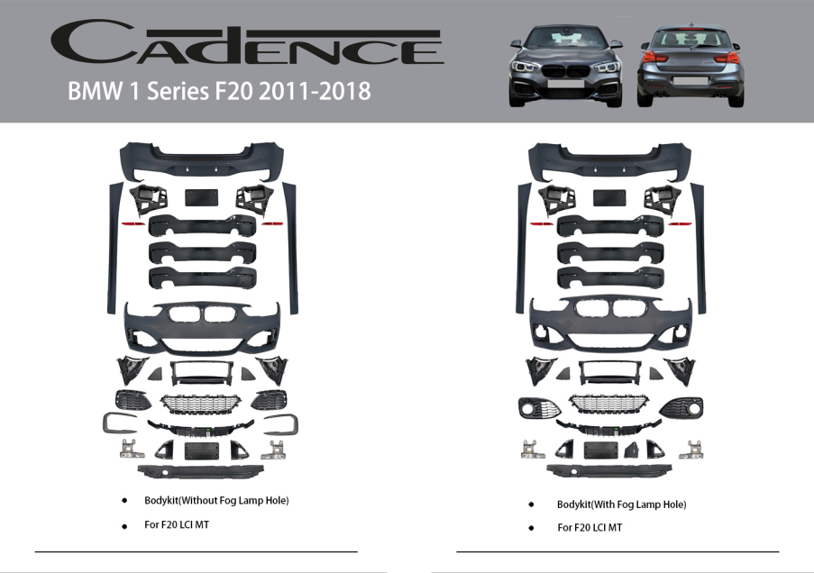 BMW 1 SERİES F20 2011-2018 BODY KİT