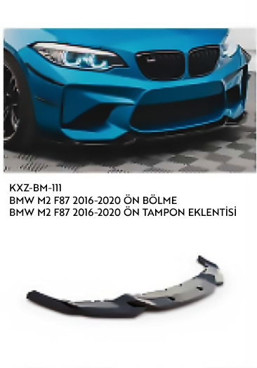 BMW M2 F87 2016-2020 ÖN TAMPON EKLENTİSİ